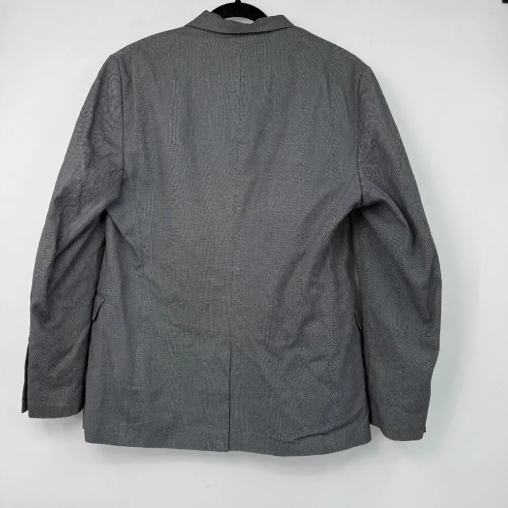 Ben‎ Sherman Men's L Gray Classic Fit 2-Button Sport Coat Blazer